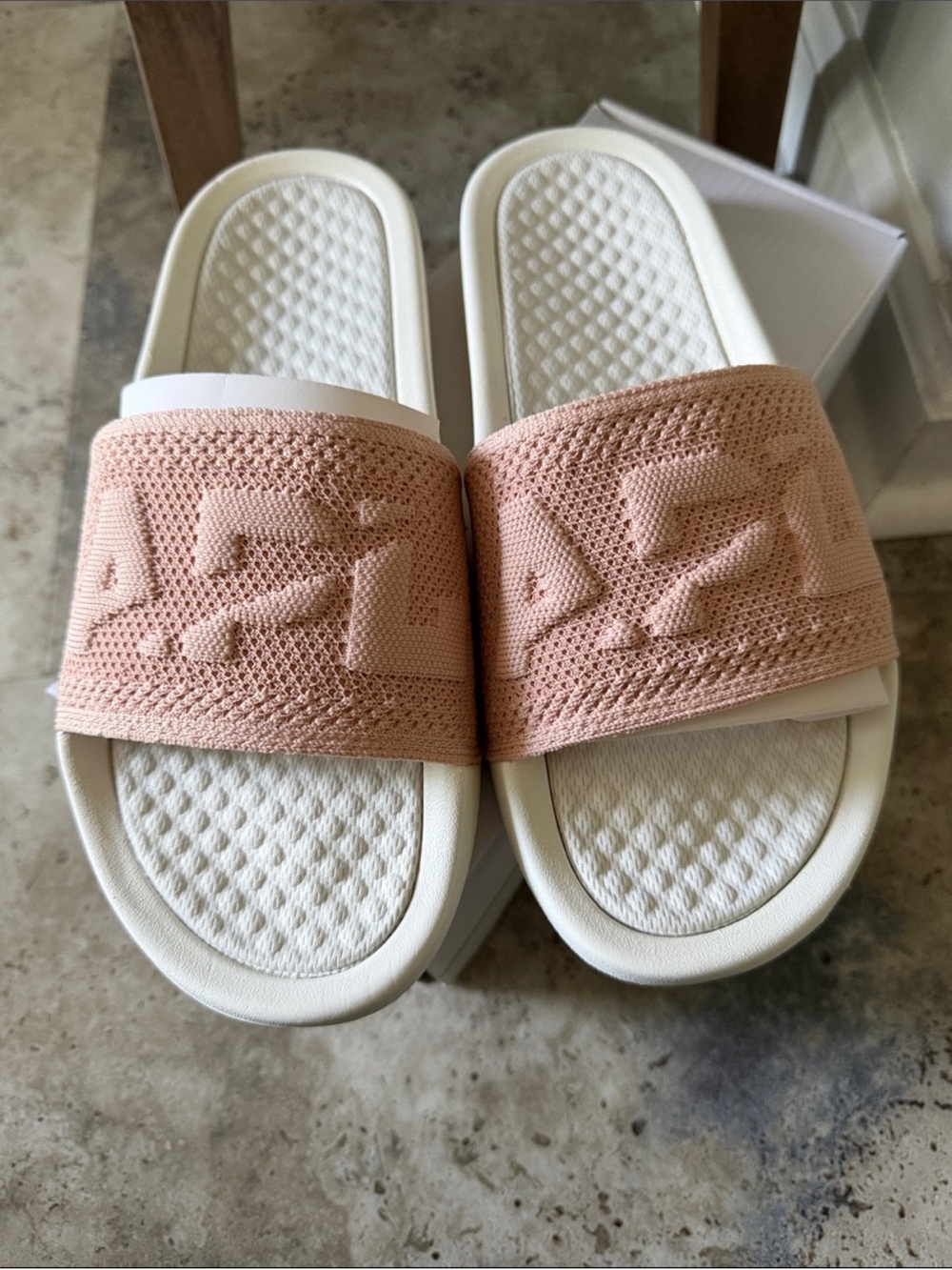 Athletic Propulsion Labs APL Ivory/blush slide